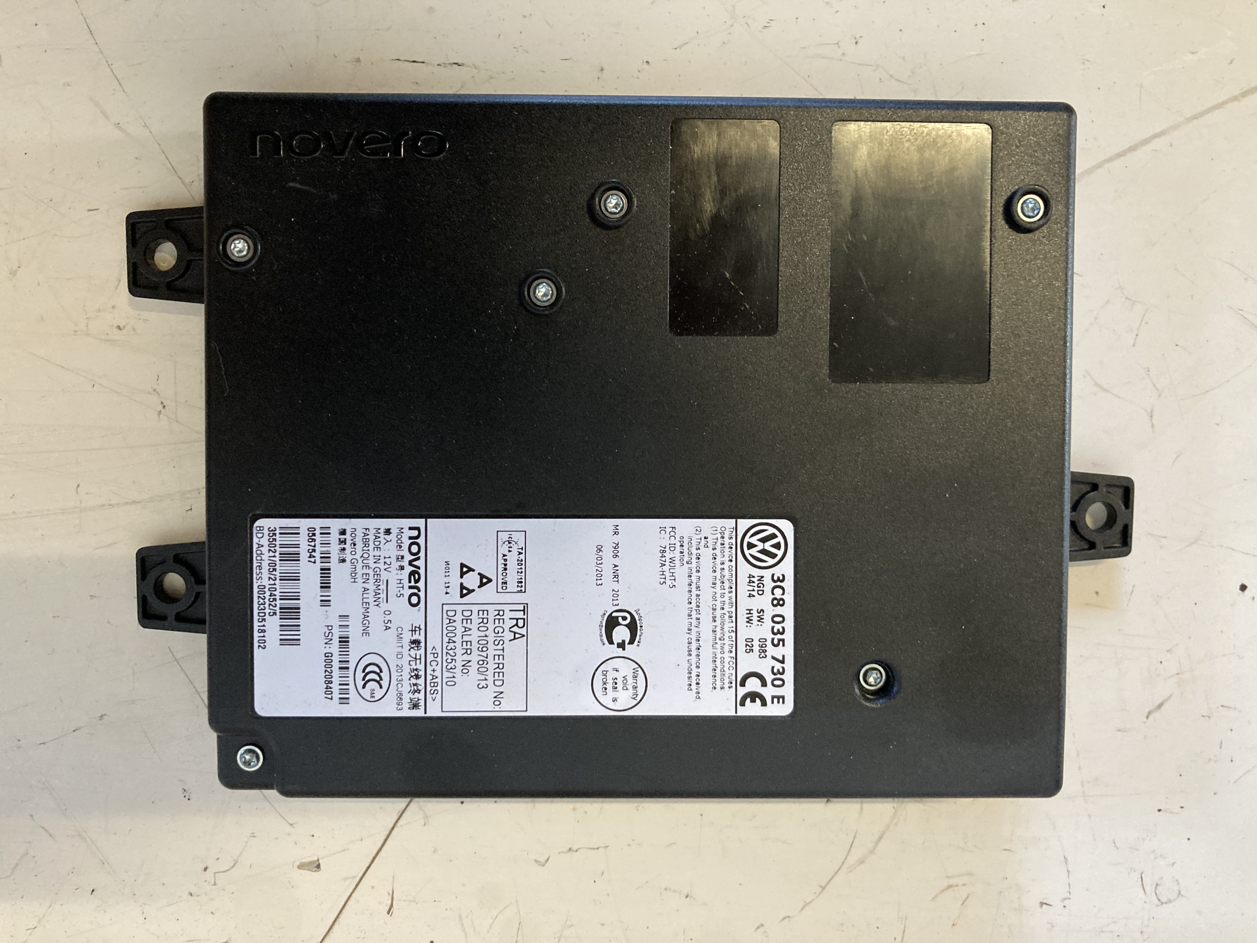 Bluetooth jednotka BT 3C8035730E 3C8 035 730 E ŠKODA VW SEAT
