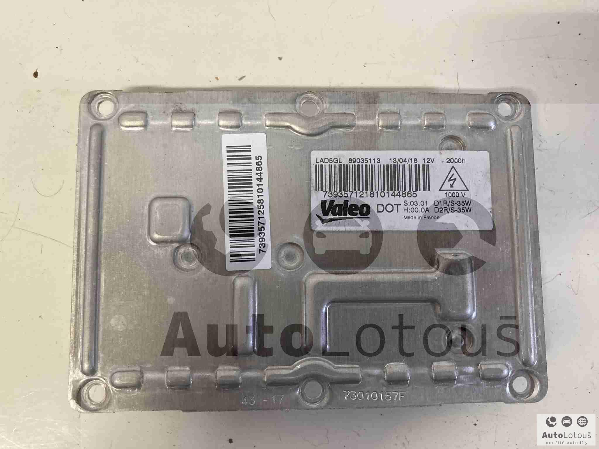 Jednotka xenonu Valeo LAD5GL 89035113