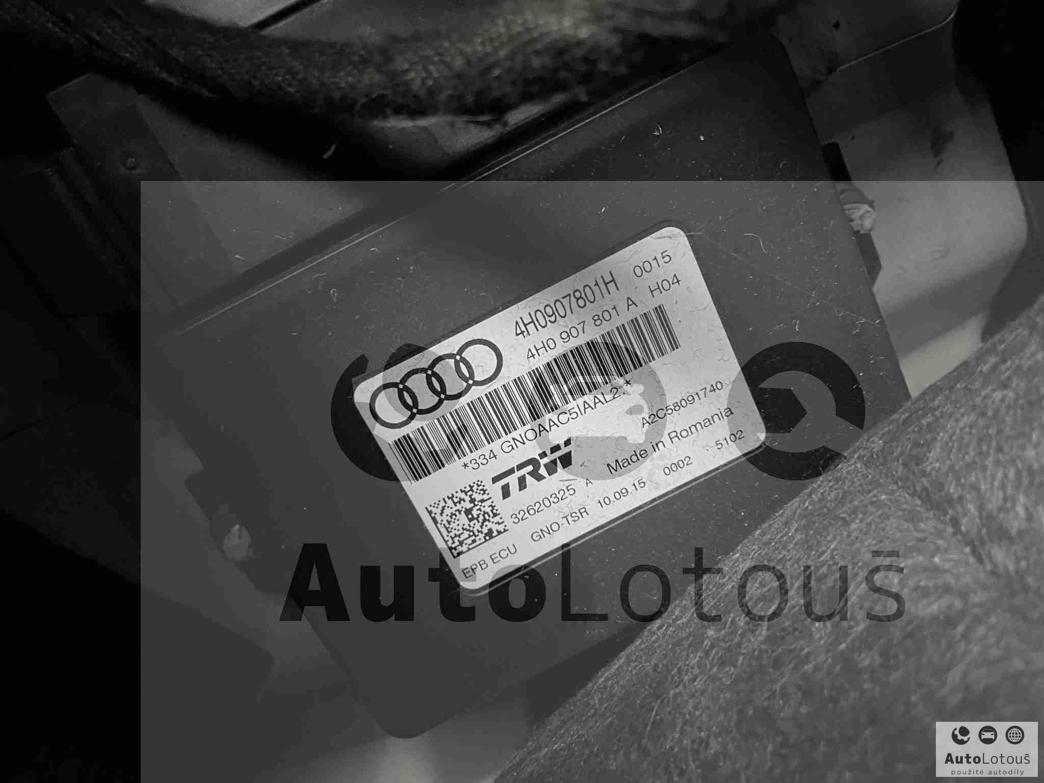 Jednotka PDC Audi Blok Ovladačů Moduł 4H0907801H 4H0907801A A2C58091740