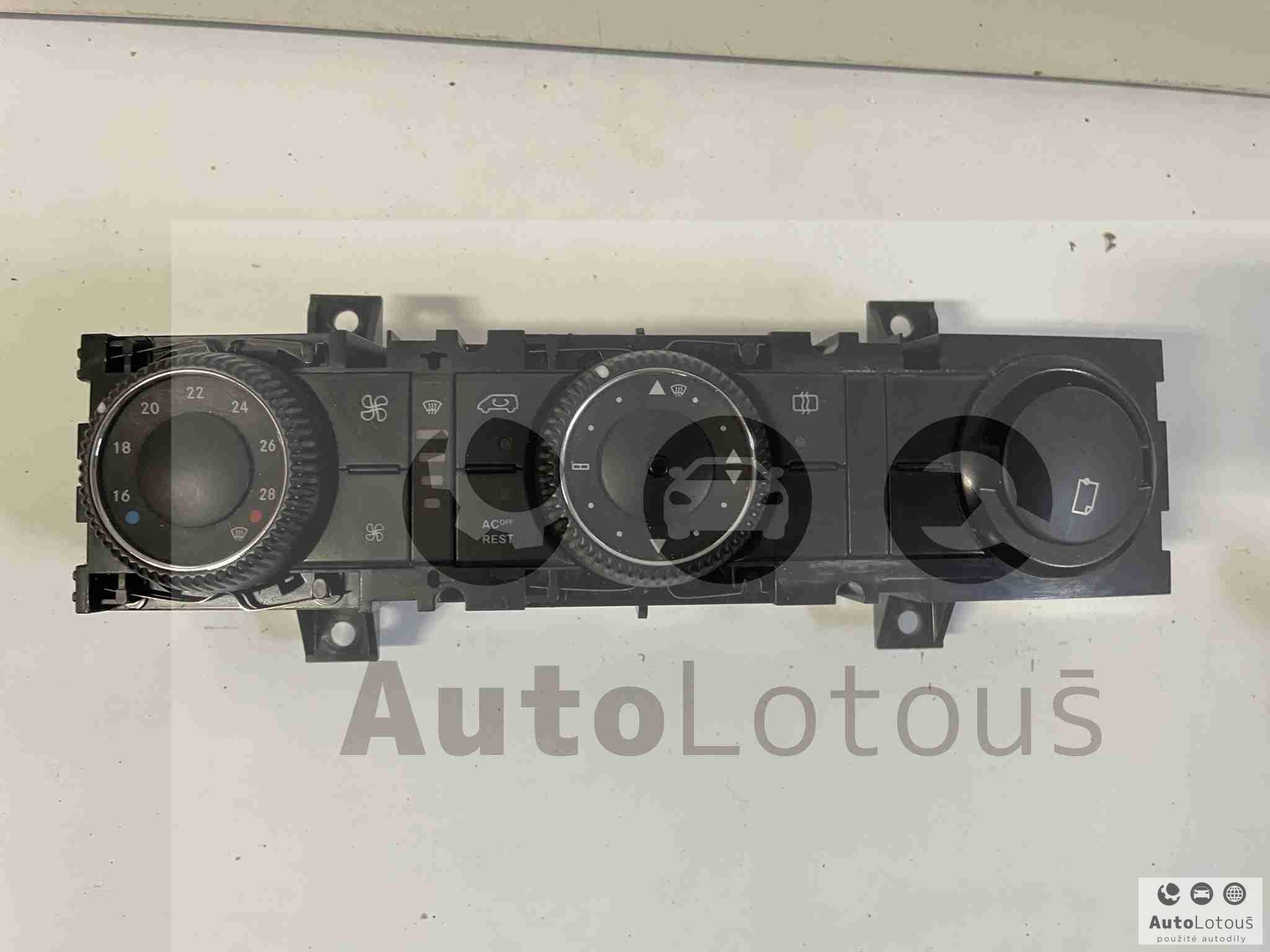 Panel ovládání topení VW Crafter 2E1907040 5HB009183-00