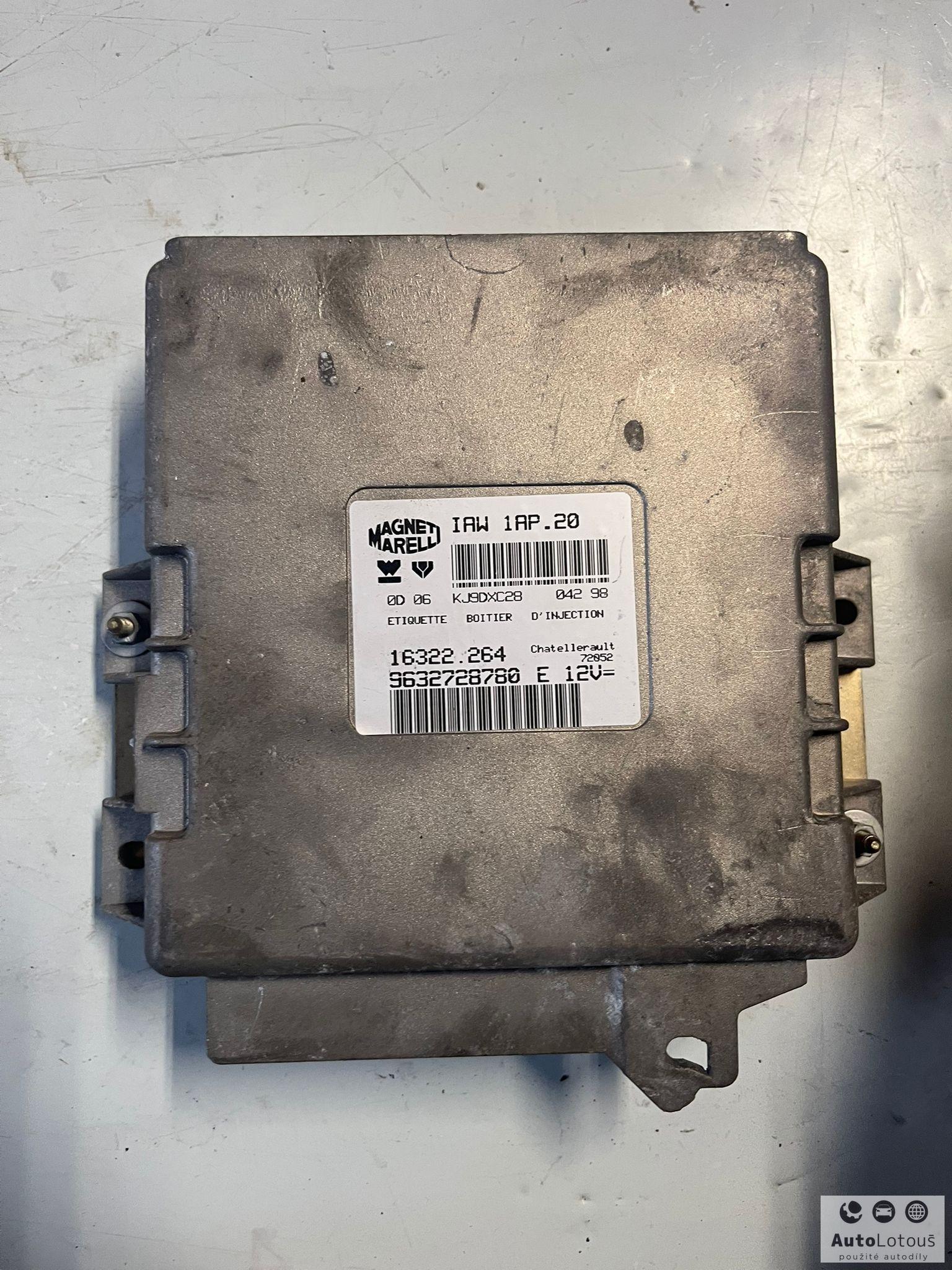 Jednotka motoru CITROEN BERLINGO 9632728780E