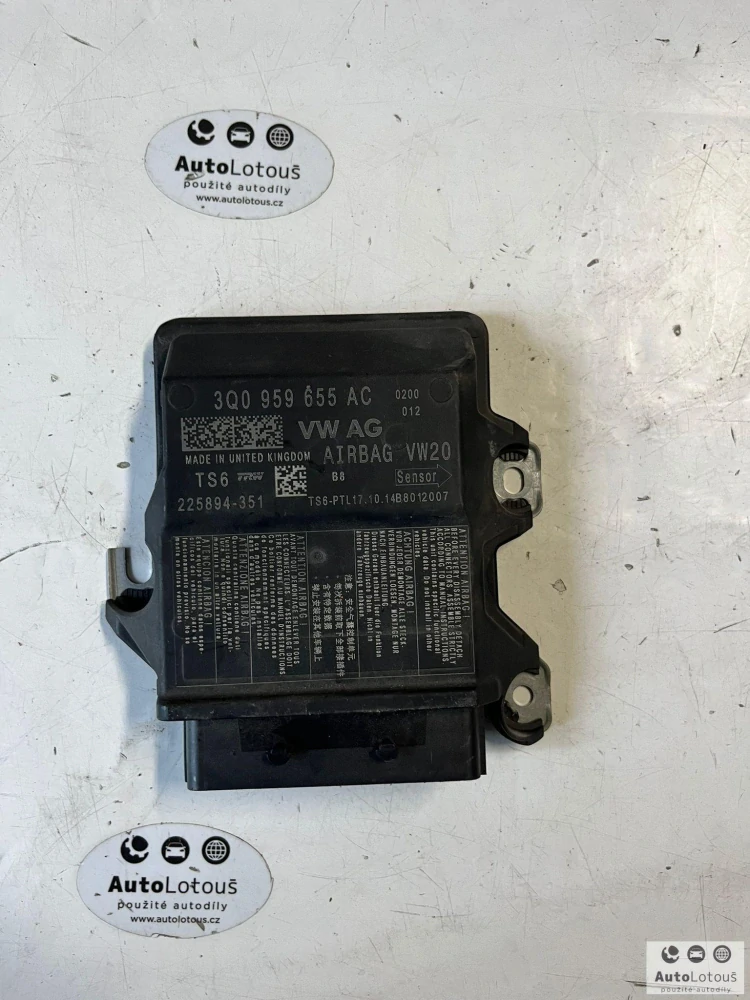 Řídící jednotka airbagu 3Q0959655AC