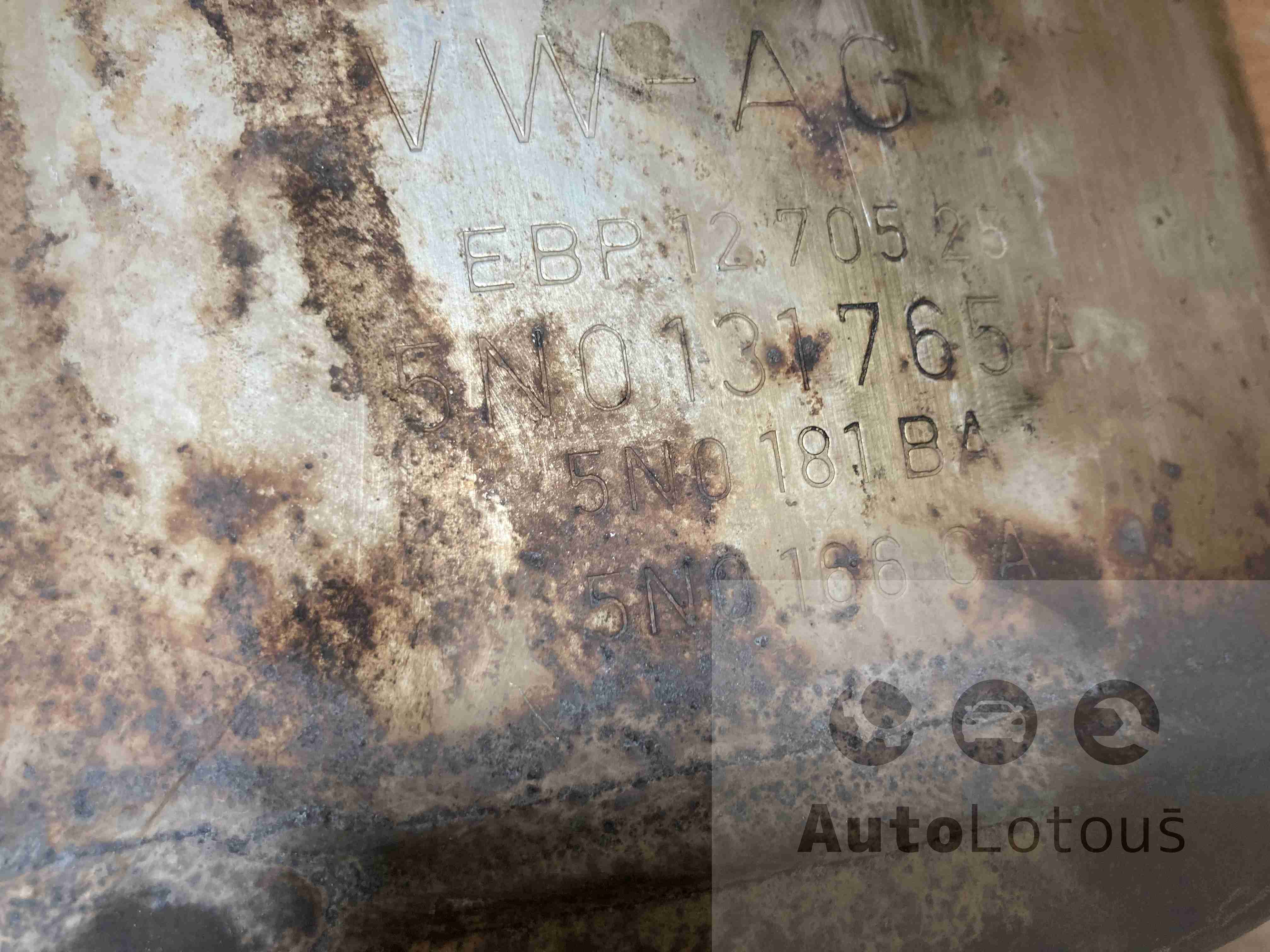 DPF filtr pevných částic VW TIGUAN PASSAT CC 5N0131765A 5N0 131 765 A