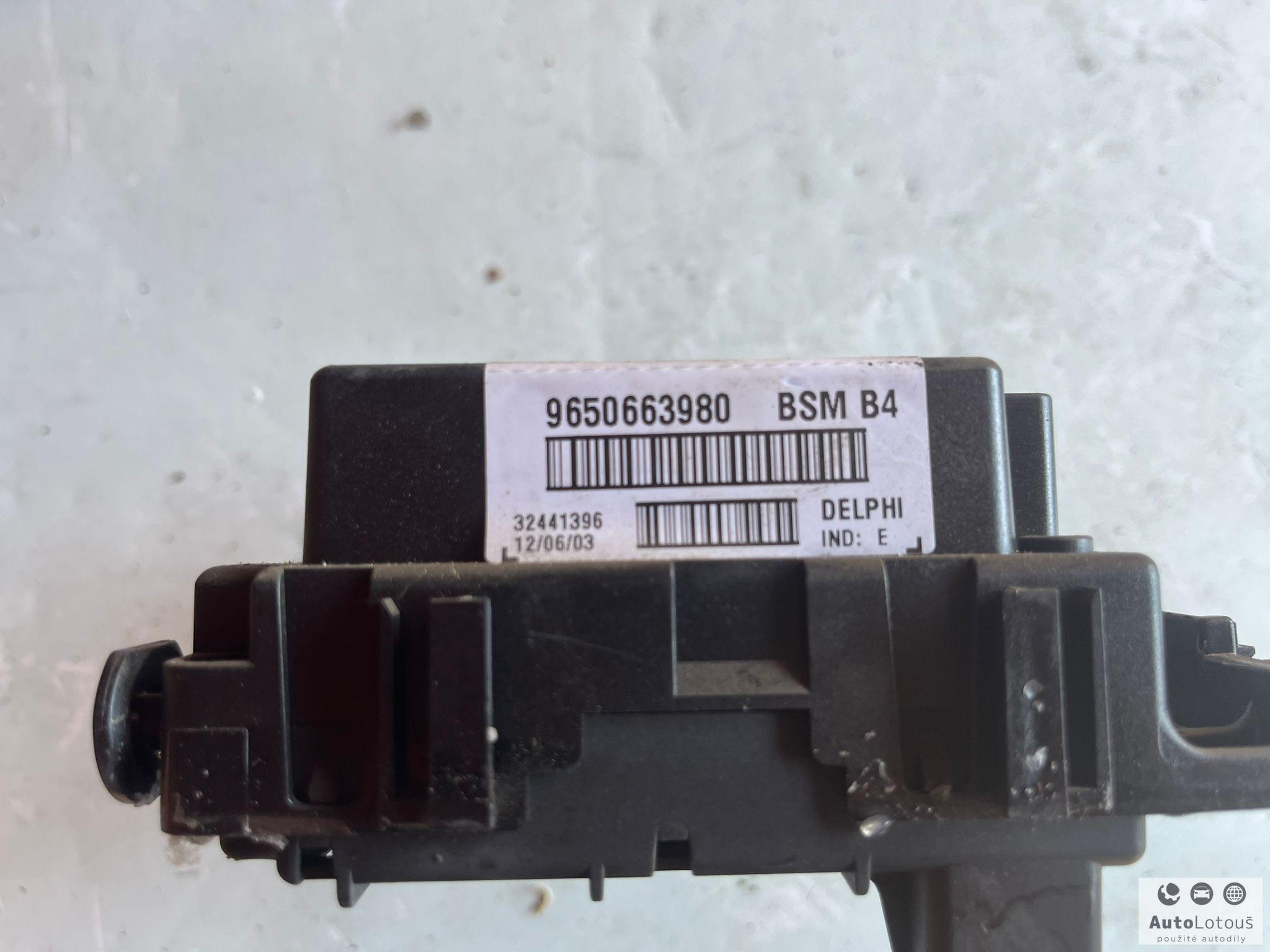 Blok Ovladačů BSM B4 9650663980 PSA Delphi