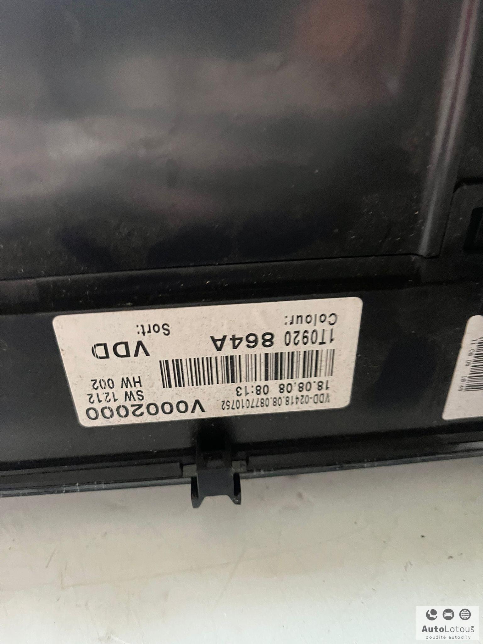 Budíky VW 1T0920864A