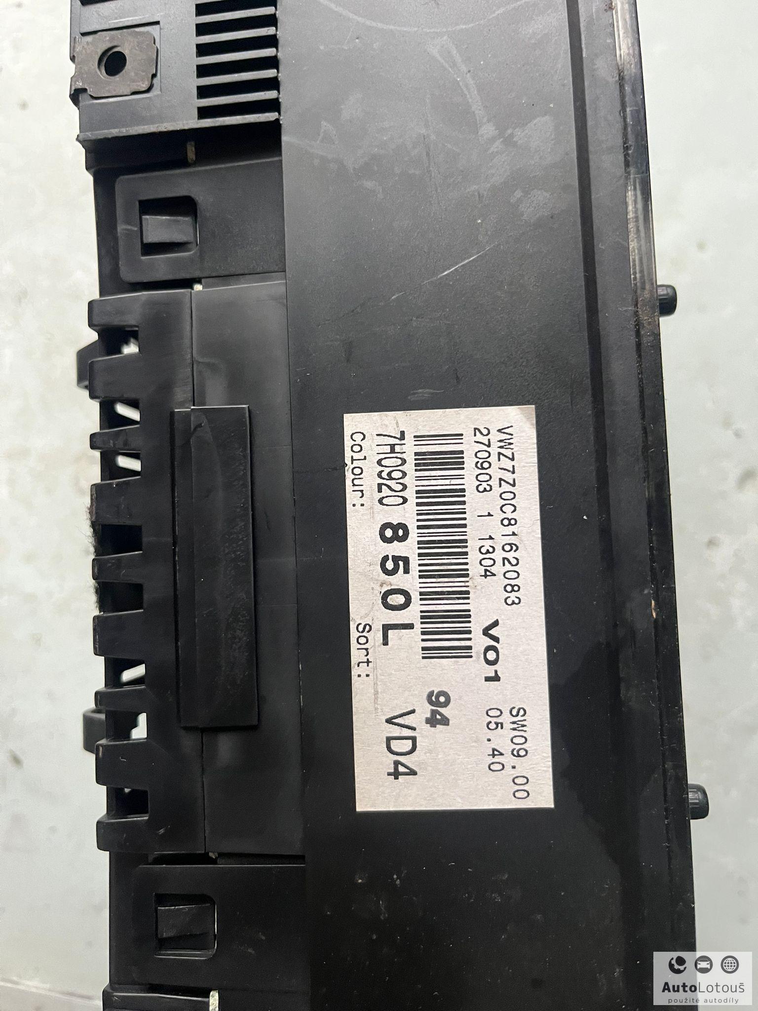 Budíky VW Transporter T5 7H0920850L