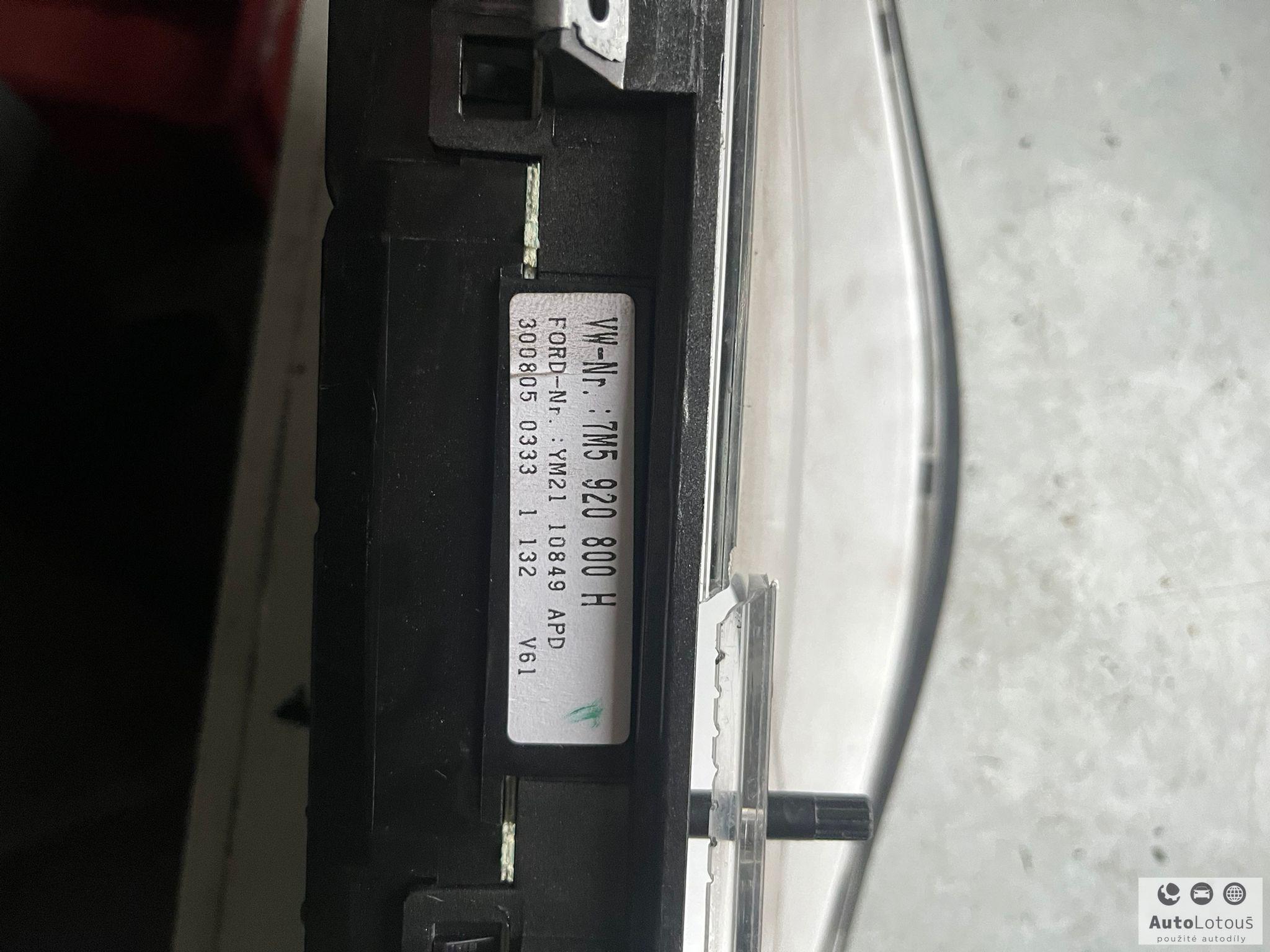 Budíky Ford Galaxy 7M5920800H