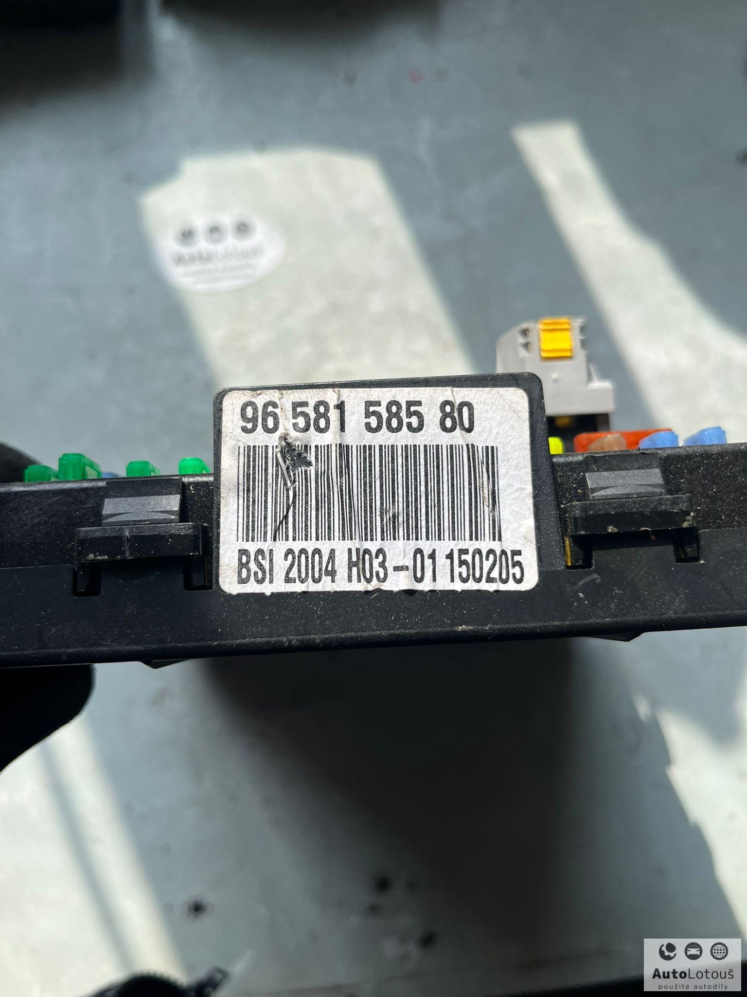 Jednotka BSI Peugeot 9658158580