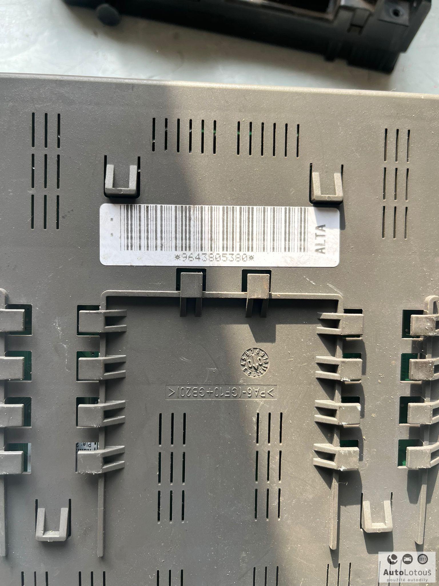 Jednotka BSI Citroen 9643805380