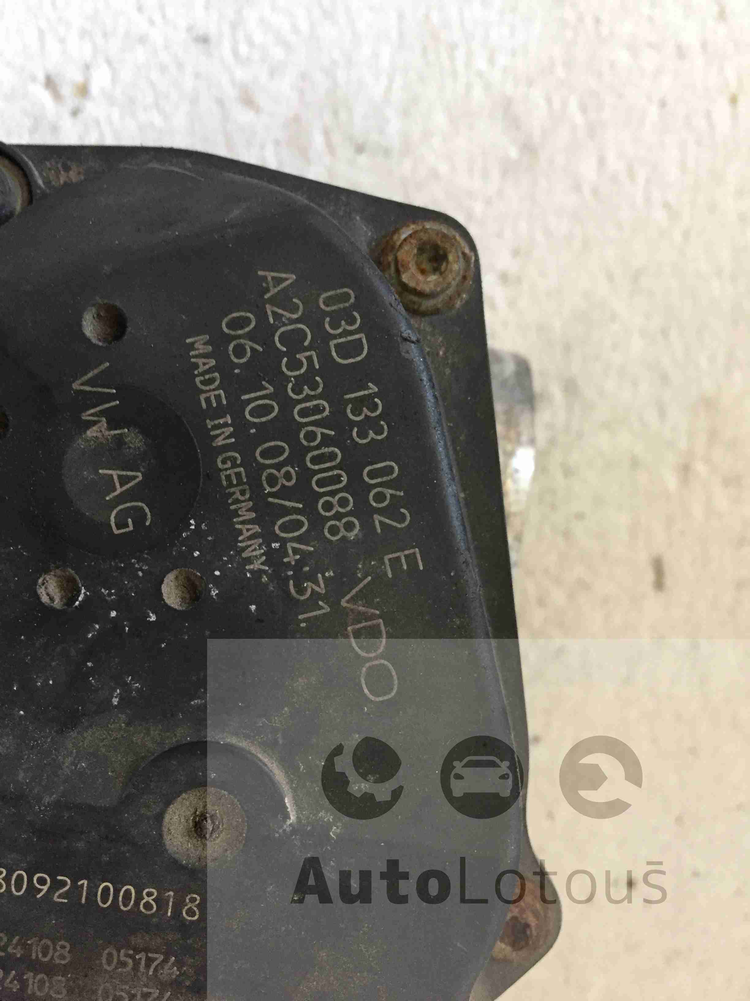 Škrtící klapka 03D133062E 03D 133 062 E, Škoda Fabia, Rapid, Roomster