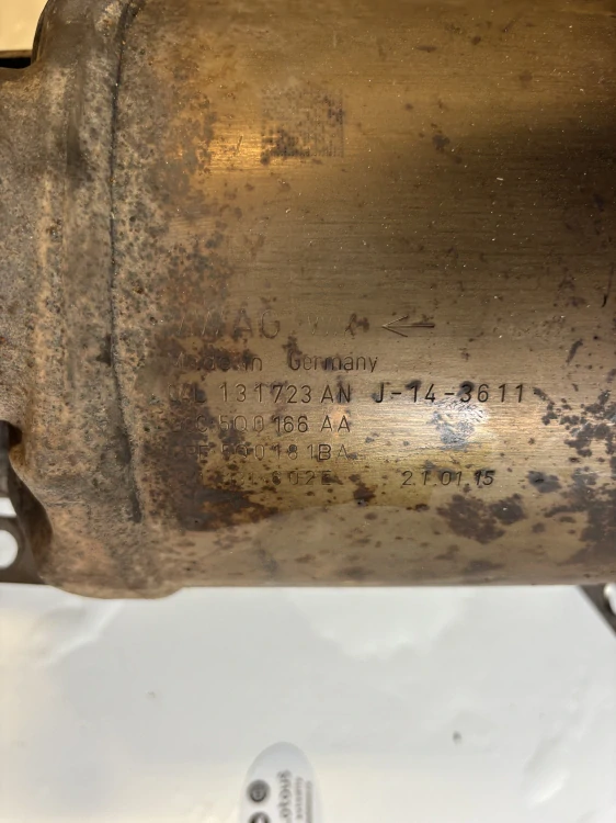 04L131723AN DPF Filtr pevných částic Motor: CLHA 1.6 TDI 77kW 04L 131 723 AN