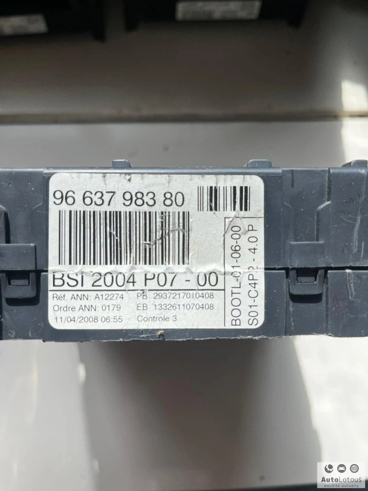 Jednotka BSI 9663798380