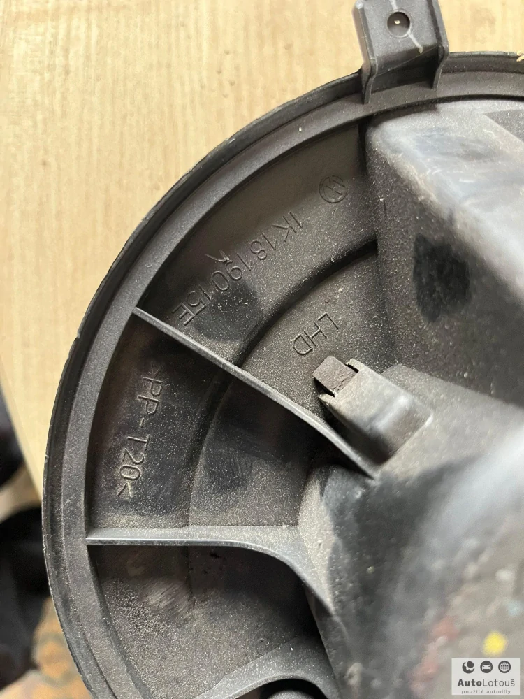 Ventilátor topení Škoda VW 1K1819015E