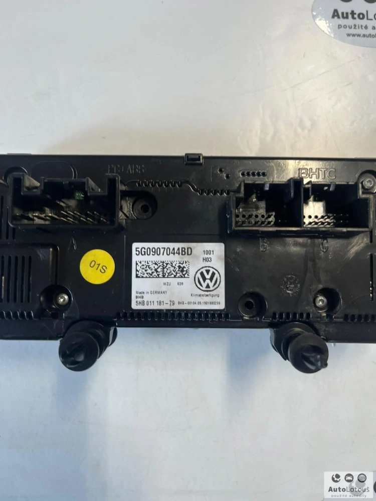 Panel klimatizace VW 5G0907044BD