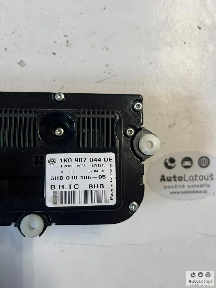 Panel ovládání klimatizace VW 1K0907044DE