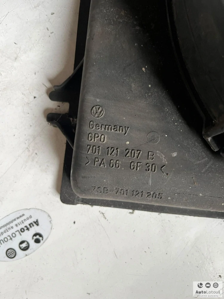 Ventilátor chlazení VW Transporter 701121207B