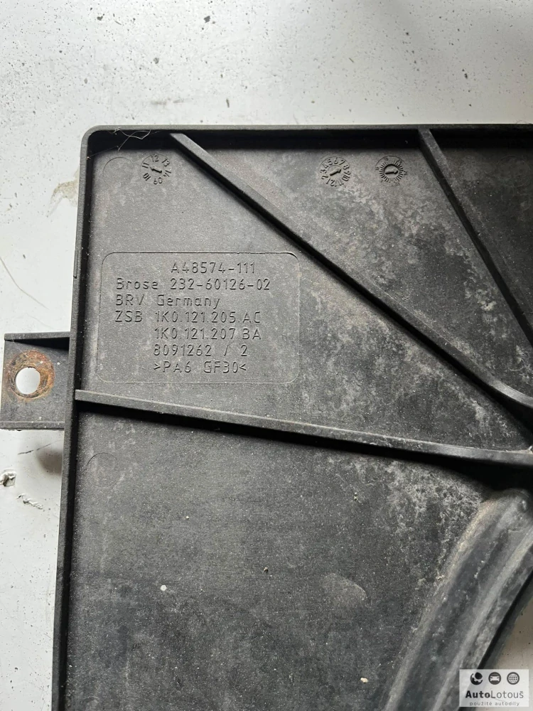 Ventilátor chlazení 1K0959455FB 1K0121203AH