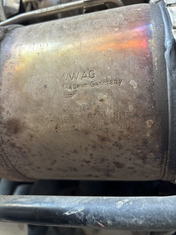 DPF filtr 04L131606N 04L 131 606 N 1.6TDI CRKB VW Golf 7