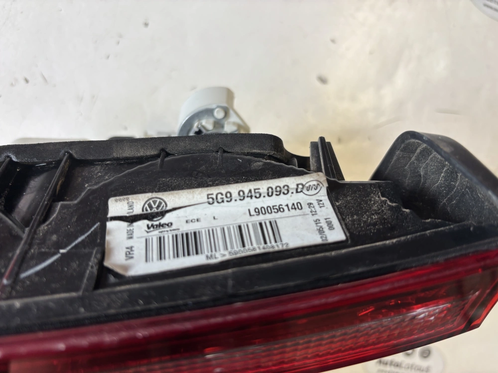Zadní světlo vnitřní levé Golf 7 variant 5G9945093D