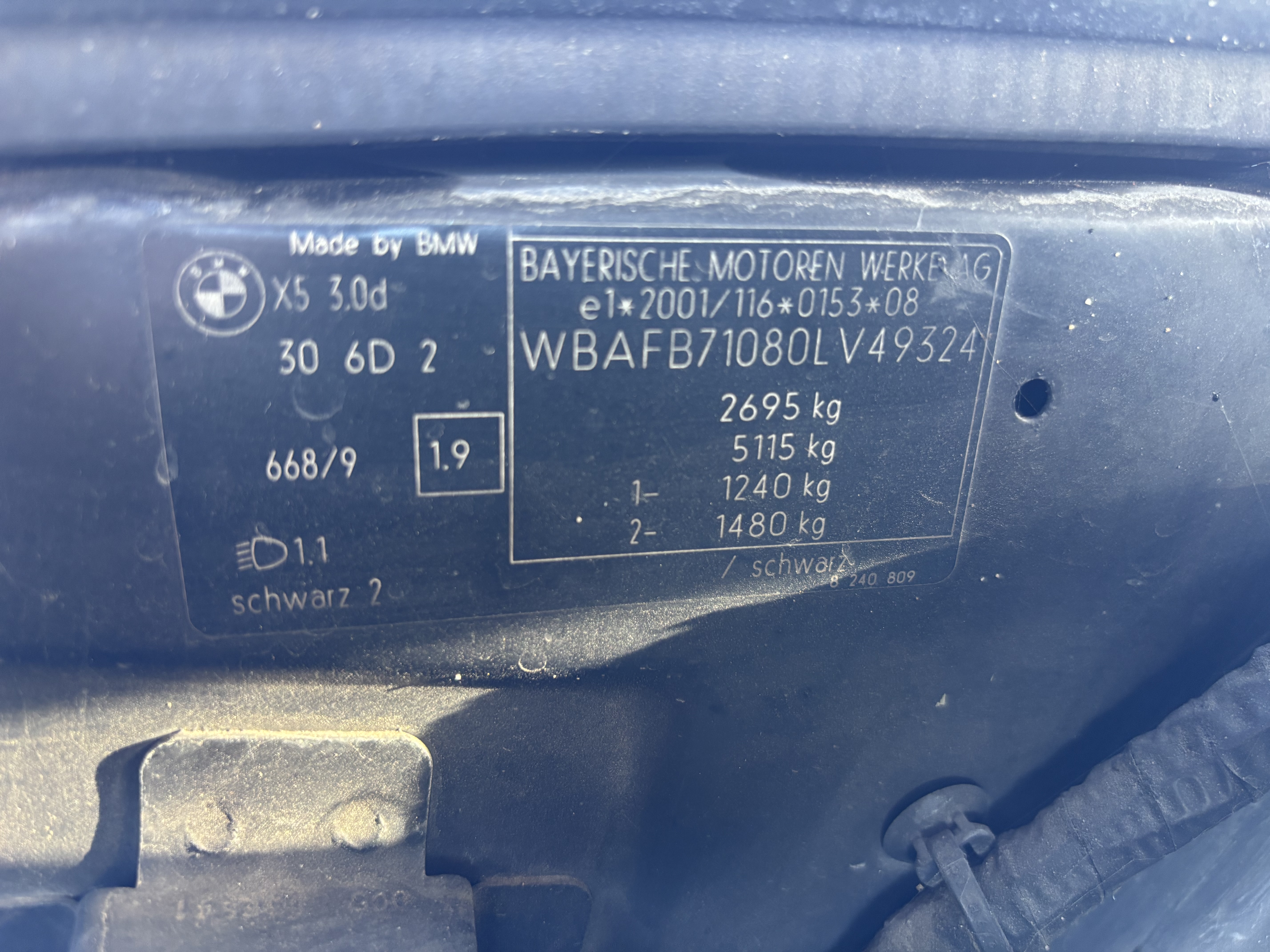 Motor BMW X5 3,0d 160kw 306 D2 kompletní