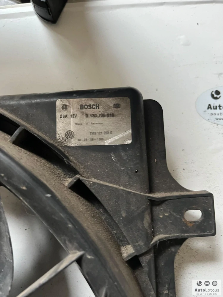 Ventilátor chlazení 0130706818 3137229012