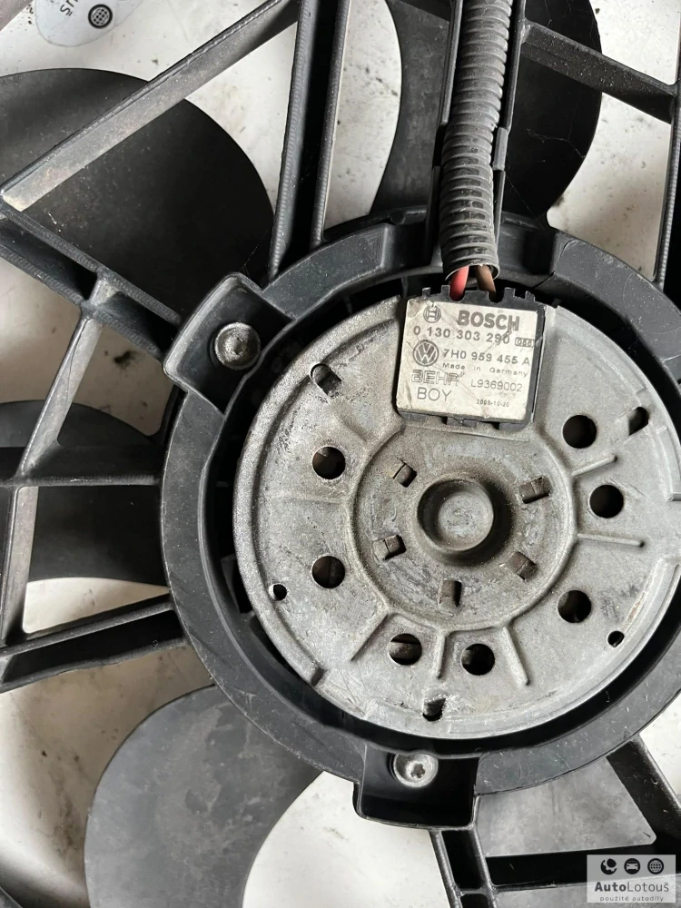 Ventilátor chlazení VW Transporter 7H0121201DA 0130303290