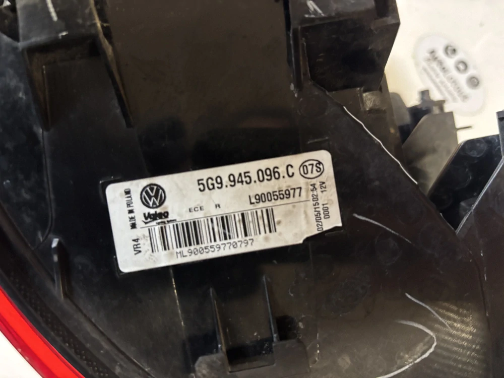 Zadní světlo pravé Golf 7 variant 5G9945096C