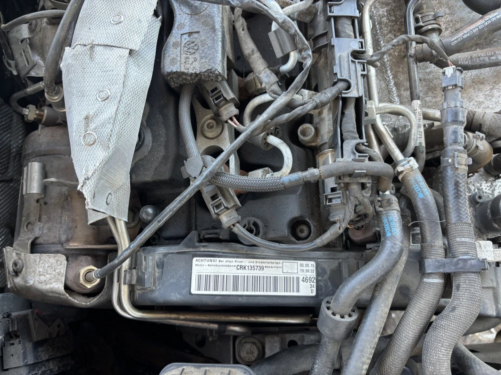 Motor Škoda VW 1,6Tdi CRK CRKB 81KW kompletní