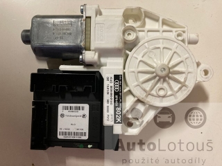 Motor stahování oken včetně jednotky pravý Audi A3 8P 8P0959802K